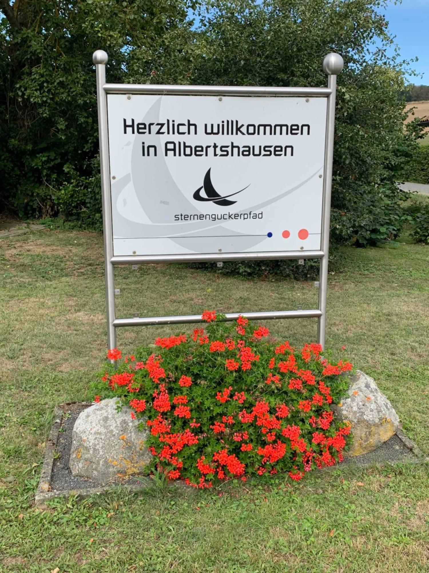 Ferienwohnung In Den Wiesen Albertshausen Eksteriør bilde